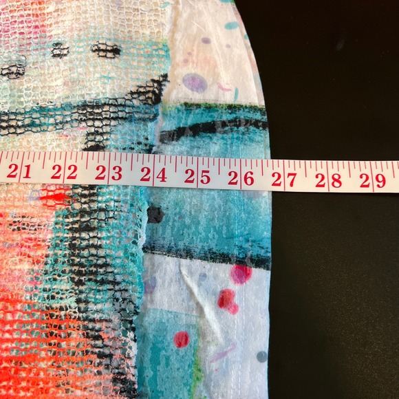 Jess & Jane Medium "Miami" NWTTunic Top Colorful Print USA Made Blouse - Picture 6 of 6